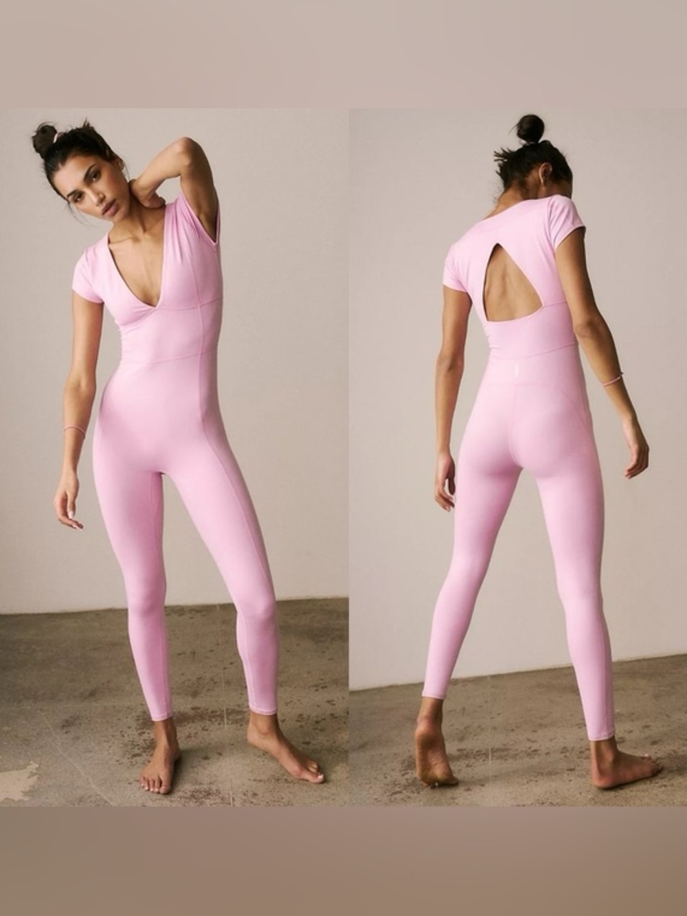 FP Movement New Wave One Piece Women Pink Rose Small